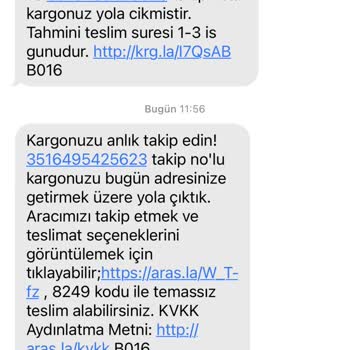 Aras Kargo Kargomu Getirmedi Ve Mağdur Etti