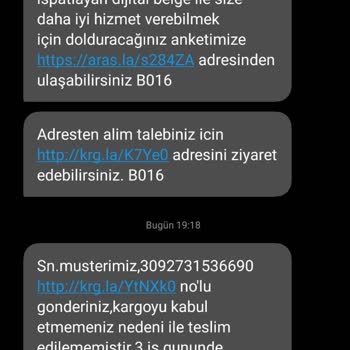 Aras Kargo Teslim Süreci