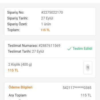 Trendyol Yemek'ten Yaşanan Mağduriyet
