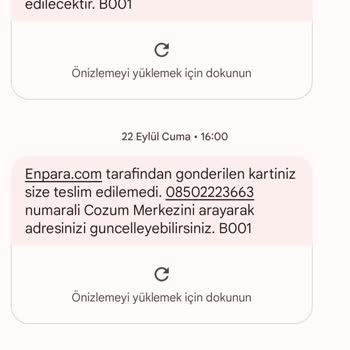 Enpara Kredi Kartım Gönderilmiyor Çözüm Yok