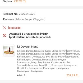 Trendyol Adrese Gelmeyen Kurye Siparişi İptal Etti
