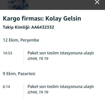 Kolay Gelsin Kargo Teslimat Yapmıyor, Kendiniz De Alamıyorsunuz