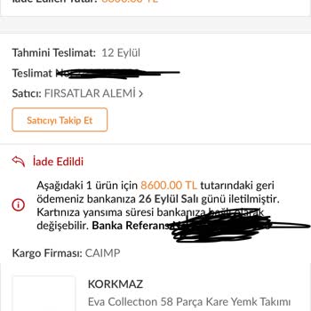 Aras Kargo'nun Ürün Teslimi Yapamaması