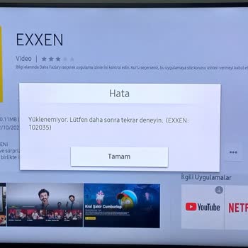 Samsung Televizyonuma Exxen İn Kurulması