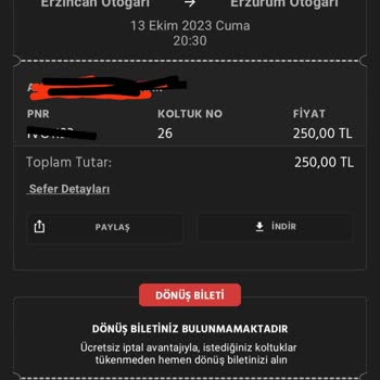 Vangölü Otobüs Firması Şikayet