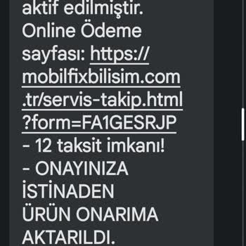 Mobilfix, Onarmadığı Bilgisayarı Ve Onarım Bedelini İade Etmiyor.