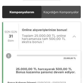 Garanti Bankası 500 TL Bonus