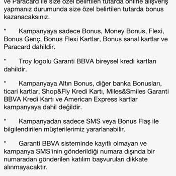 Garanti Bankası 500 TL Bonus