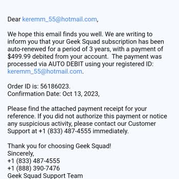 Geek E Maile Gelen Üyeliğimin Olmadığı Bir Siteden Gelen Mesaj