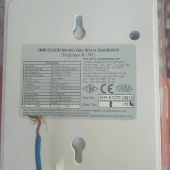 PttAVM Kullanılmış. Çıkma. Bozuk Ürün. 3MK-5120D Doğalgaz Dedektörü.