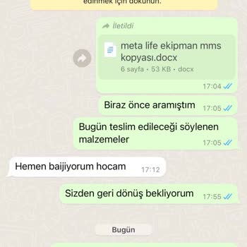 Metalife Satış Sonrası İletişim Sıfır
