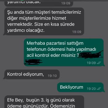 EasyCep Sattığım Ürünün Parasını Ödemiyorlar
