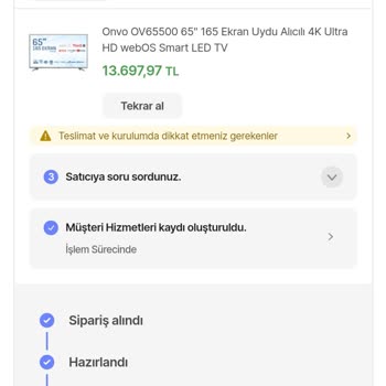 Aras Kargo'nun Çok Kötü Hizmeti!