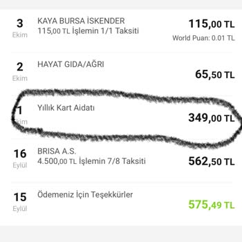 VakıfBank Kart Aidatı Ücreti