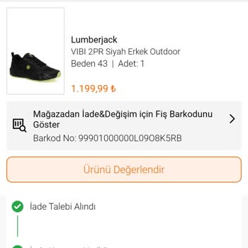 FLO Ayakkabı Para İademin Yapılmaması