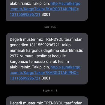 Sürat Kargo Kargomu 4 Gündür Dağıtıma Çıkarmasına Rağmen Getirmiyor