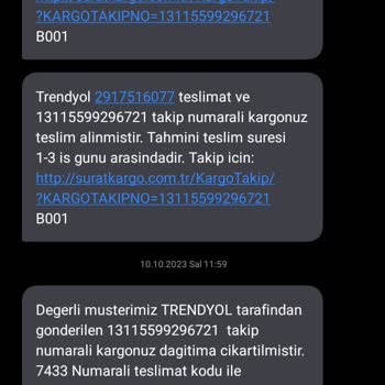 Sürat Kargo Kargomu 4 Gündür Dağıtıma Çıkarmasına Rağmen Getirmiyor