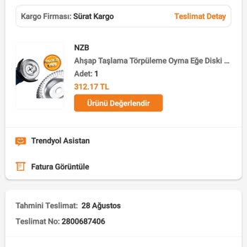 Trendyol Ürün Teslimatı Yok