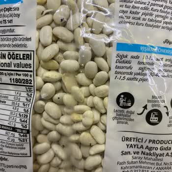Yayla Bakliyat Böcekli Ürün Fasulye