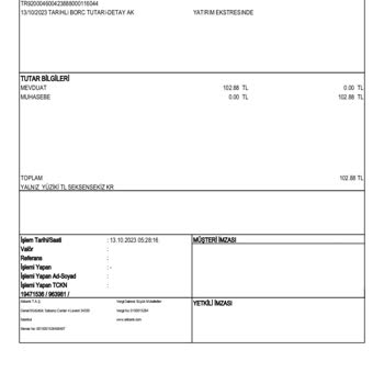 Ak Yatırım Akbank Akyatirim Borç Alacak İşlemleri