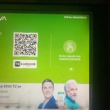 Garanti BBVA ATM Parama El Koydu!