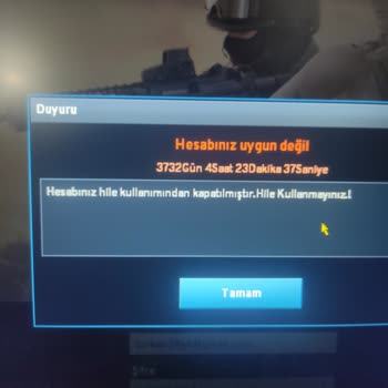 PointBlank Durup Dururken Ban Attı