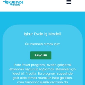 iskurpaketleme.com İş Başvurusu Yanıltması