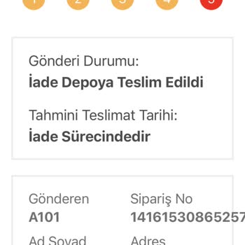 A101 - Bir Günde Kargo Teslim Edemeyen-İadeyi Bir Günde Teslim Eden