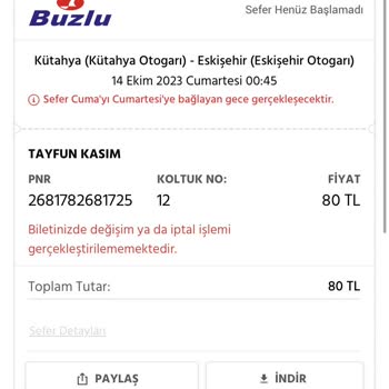 Buzlu Turizm Yolcuyu Almadan Gitmesi