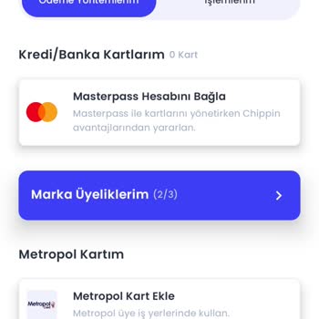 Chippine Kredi Kartı Yükleme Sorunu