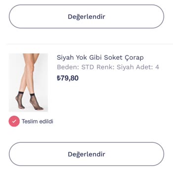 Penti Eksik Ürün Gönderimi