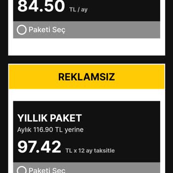 Exxen Üyeliğimi Paket Seçeneğim Olmadığı İçin Yenileyemiyorum