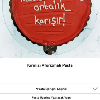 Liva Pastanesi (livashop.com) Görsel İle Teslim Edilen Ürün Uyuşmuyor