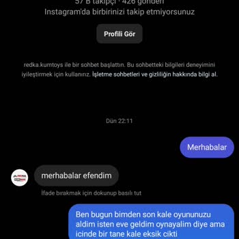 Redka Akıl Oyunları Son Kale Oyunu Eksik Parça