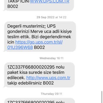 UPS Türkiye Bir Türlü Teslim Edilemeyen Kargo