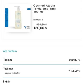 Watsons Online Mağazasından Yaşadığım Sorun