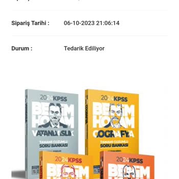Benim Hocam Yayınevi Kitap Siparişi Sorunu