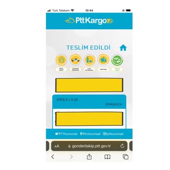PTT Kargo PTT Hatalı Kargo Teslimatı.