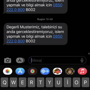 Denizbank Mesaj İptal Edememe