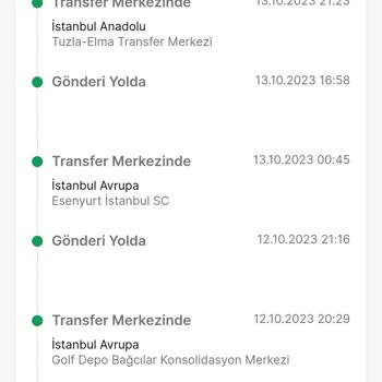 Trendyol Express Kargom İstanbul Turunda