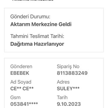 Bir Günde Kargo Kargom Teslim Edilmiyor
