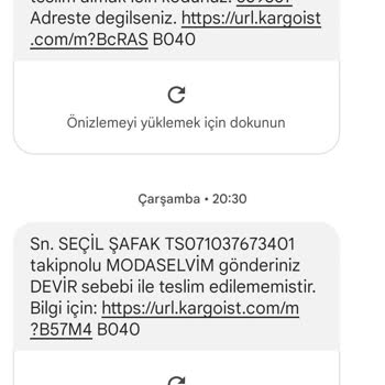 Kargoist Kargomu Teslim Etmediler