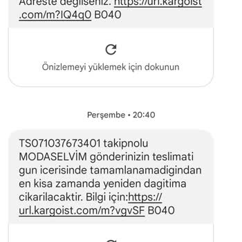 Kargoist Kargomu Teslim Etmediler