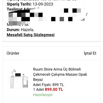A101 1 Ay Geçti Ürünüm Gelmedi