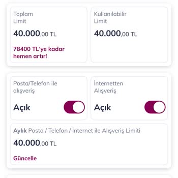 QNB Finansbank Limit Güncelleme Yalanı