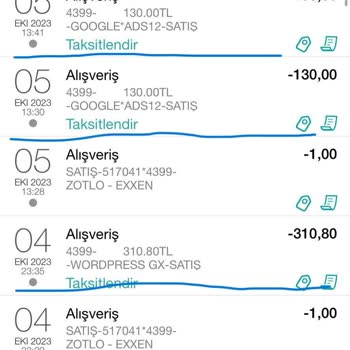 Google Banka Kartımdan Bilgim Dışında Ödeme Alınmış
