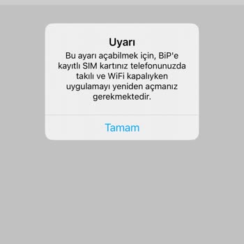 Turkcell BİP Yurt Dışında Çalışmıyor