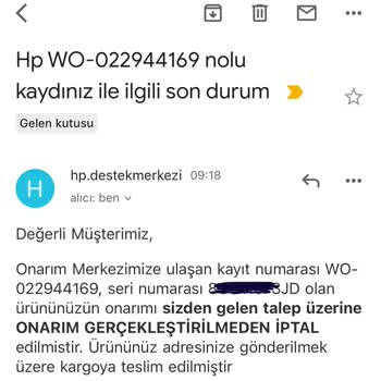 Poor HP After-Sales Service