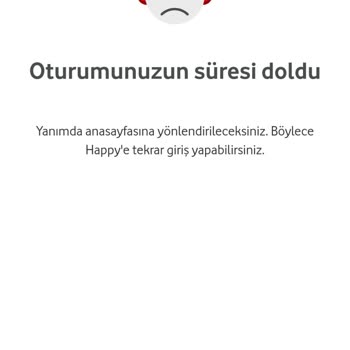 Vodafone Süreniz Doldu Hatası