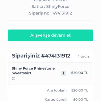 Shiny Force Siparişim Kargoya Verilmedi İletişime Geçemiyorum!